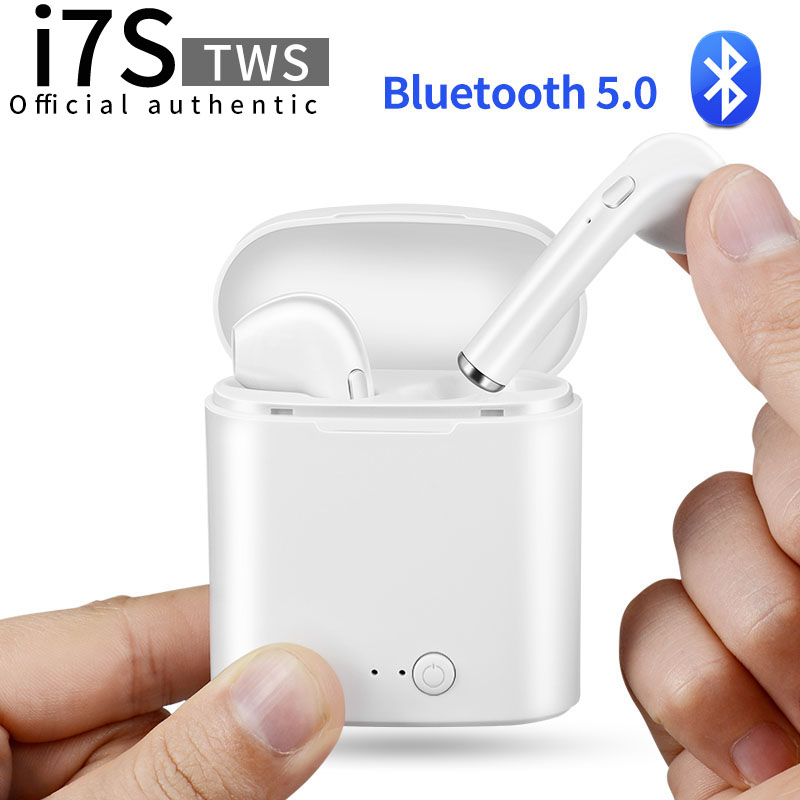 Tai nghe bluetooth i7s - Bluetooth 5.0, Nút cảm ứng, Tai nghe không dây, Tai nghe nhét tai, Tai nghe nhét tai không dây, Tai nghe bluetooth i7s, Tai nghe bluetooth, Tai nghe true wireless