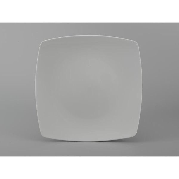[HCM]Đĩa vuông sứ 9 inch cạnh 20 cm chuyên dùng trong nhà hàng