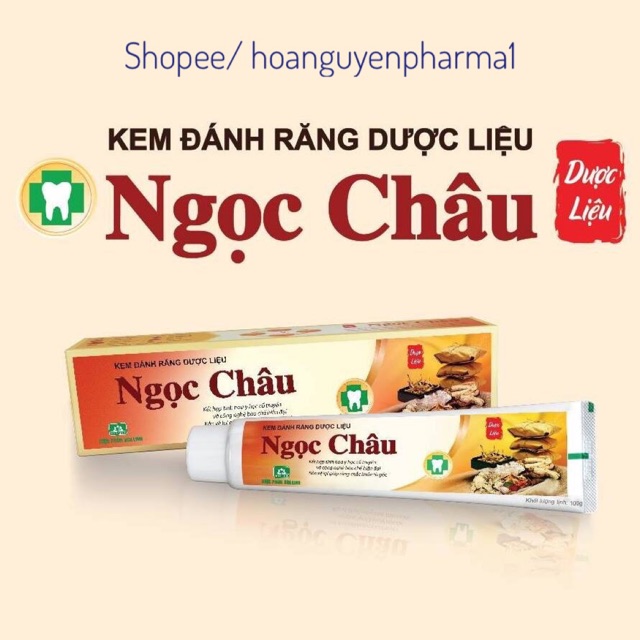 Kem đánh răng dược liệu ngọc châu - dược hoa linh - 100gr
