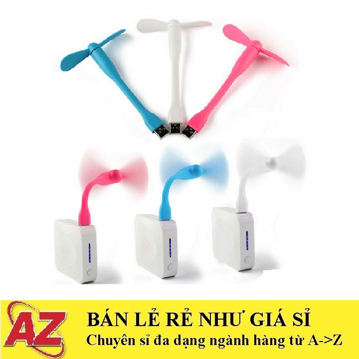 Bán sỉ - quạt mini 2 cánh rời siêu mát cổng usb