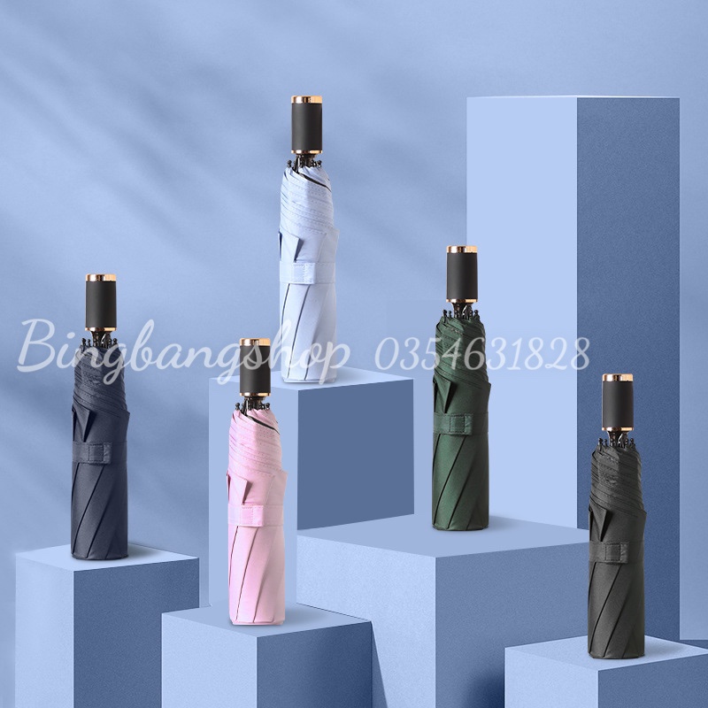 Ô dù gấp gọn chống tia UV | ô dù 8 nan nhỏ gọn tiện lợi