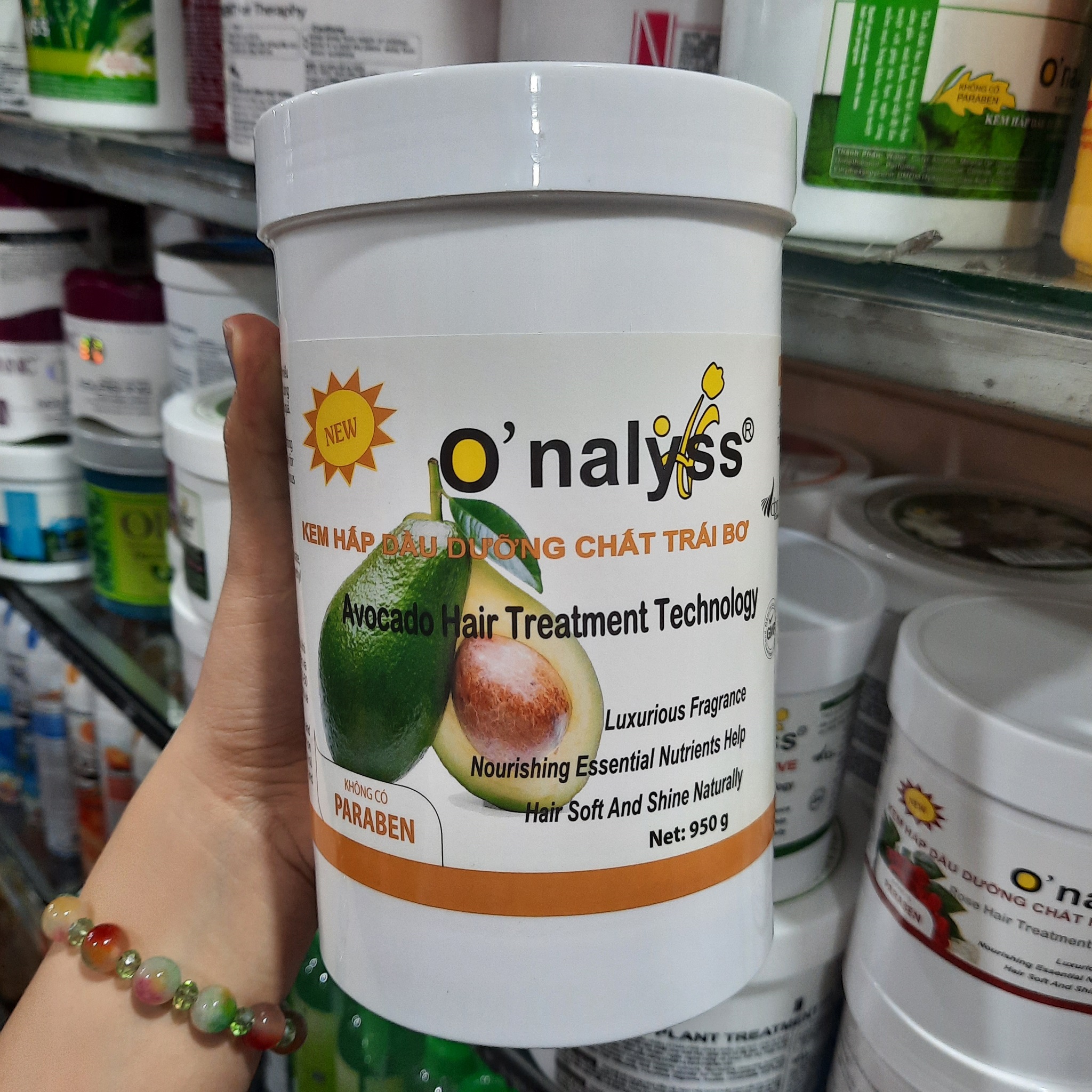Kem hấp dầu o'nalyss dưỡng chất bơ 1000g