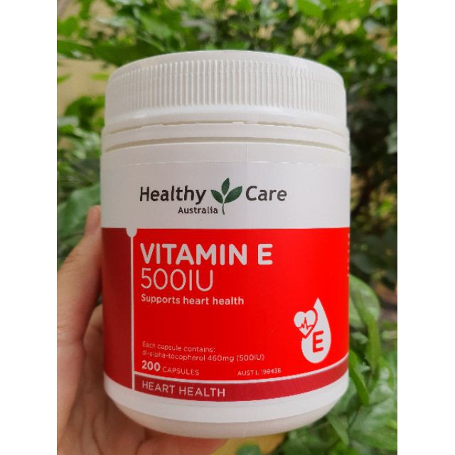 Viên uống Vitamin E - Healthycare Úc - Mẫu mới