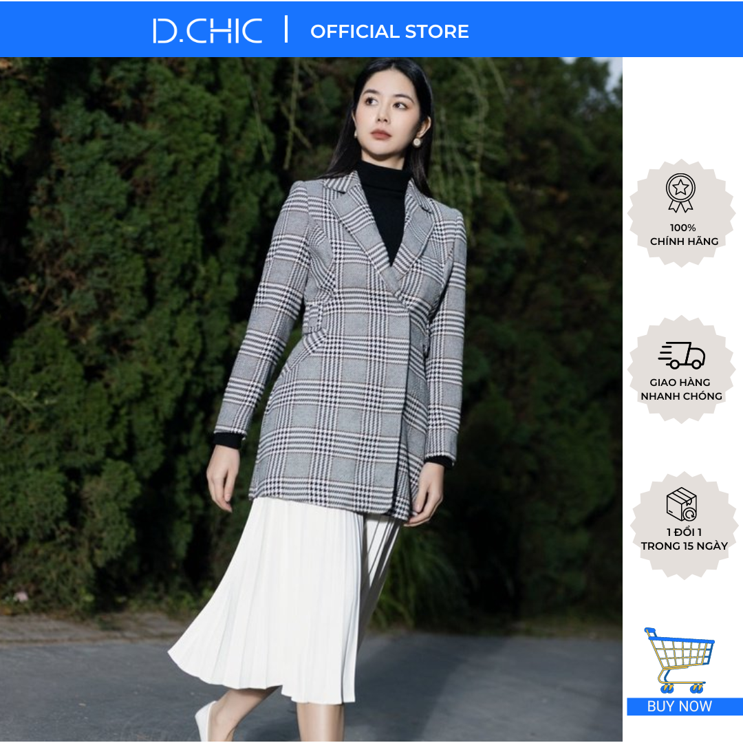 D.chic măng tô dài dáng ôm 2 bên ms: 970231
