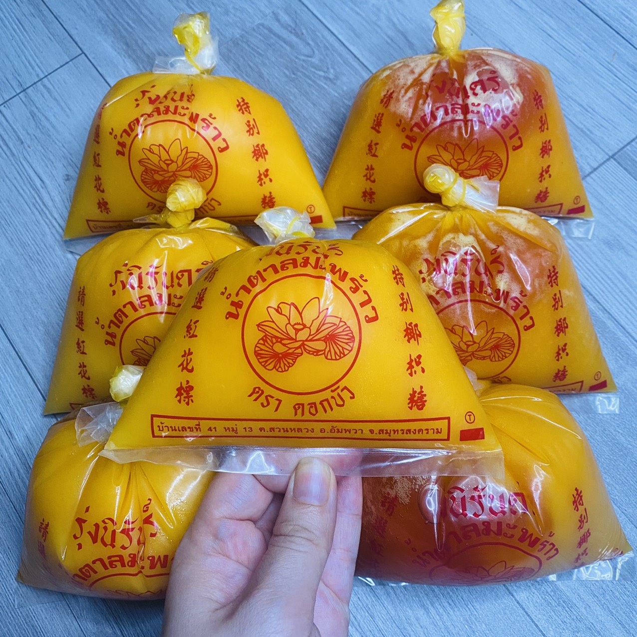 Đường thốt nốt Thái Lan dạng sệt gói 500g
