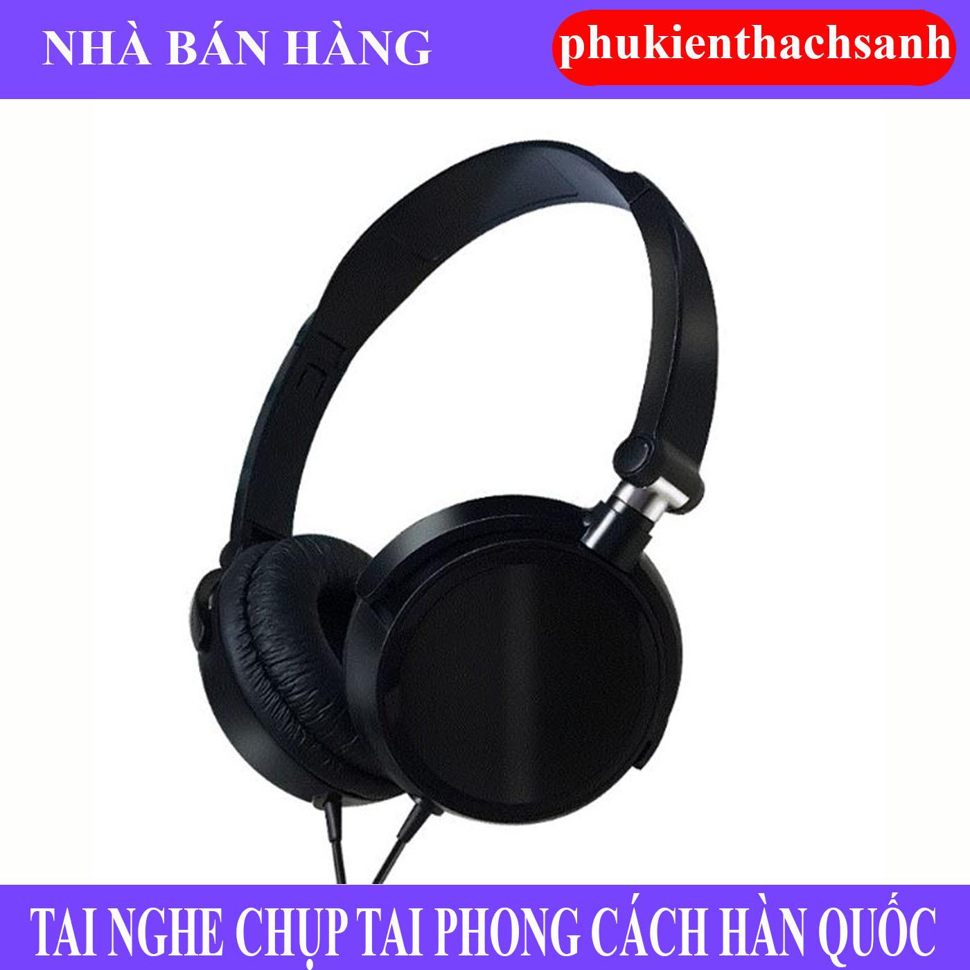 Tai nghe chụp tai đẹp phong cách Hàn Quốc hiện đại KRF10