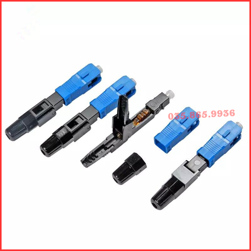 Fast connector - đầu nối sợi quang chuẩn sc/upc | đầu nối quang nhanh fast connect chất lượng