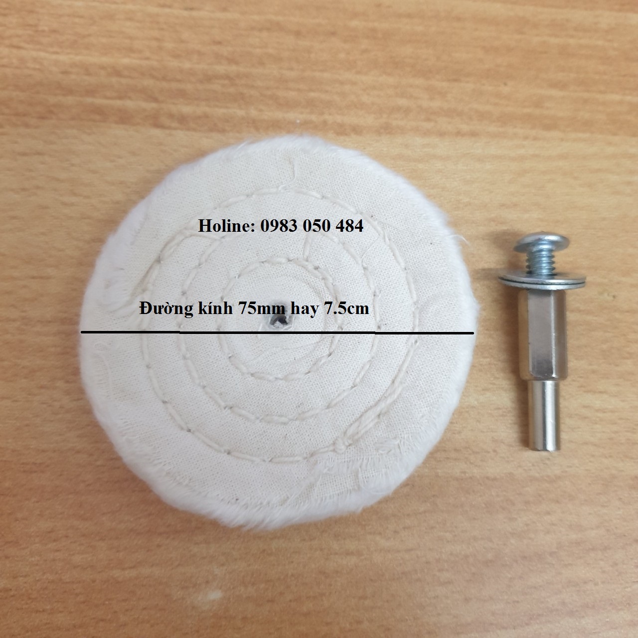 Bộ Trang Sức Mài Bánh Xe Đánh Bóng Đánh Bóng, Vải Kim Loại Thép Không Gỉ Đánh Bóng, 6 Inch Trắng - bánh vải đánh bóng