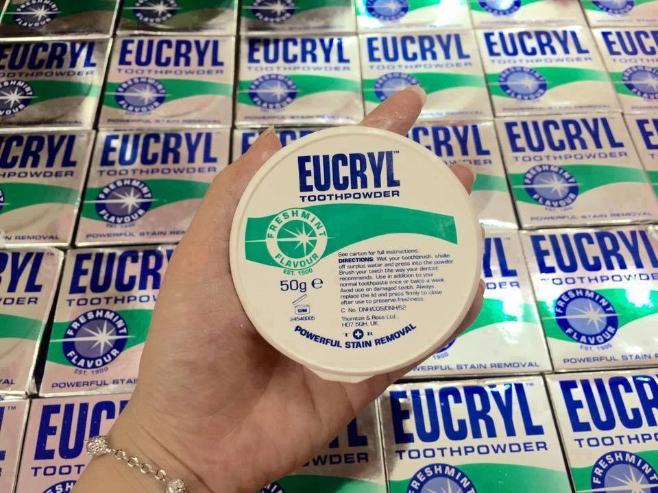 Bột Trắng Răng Eucryl Tooth Powder ANH