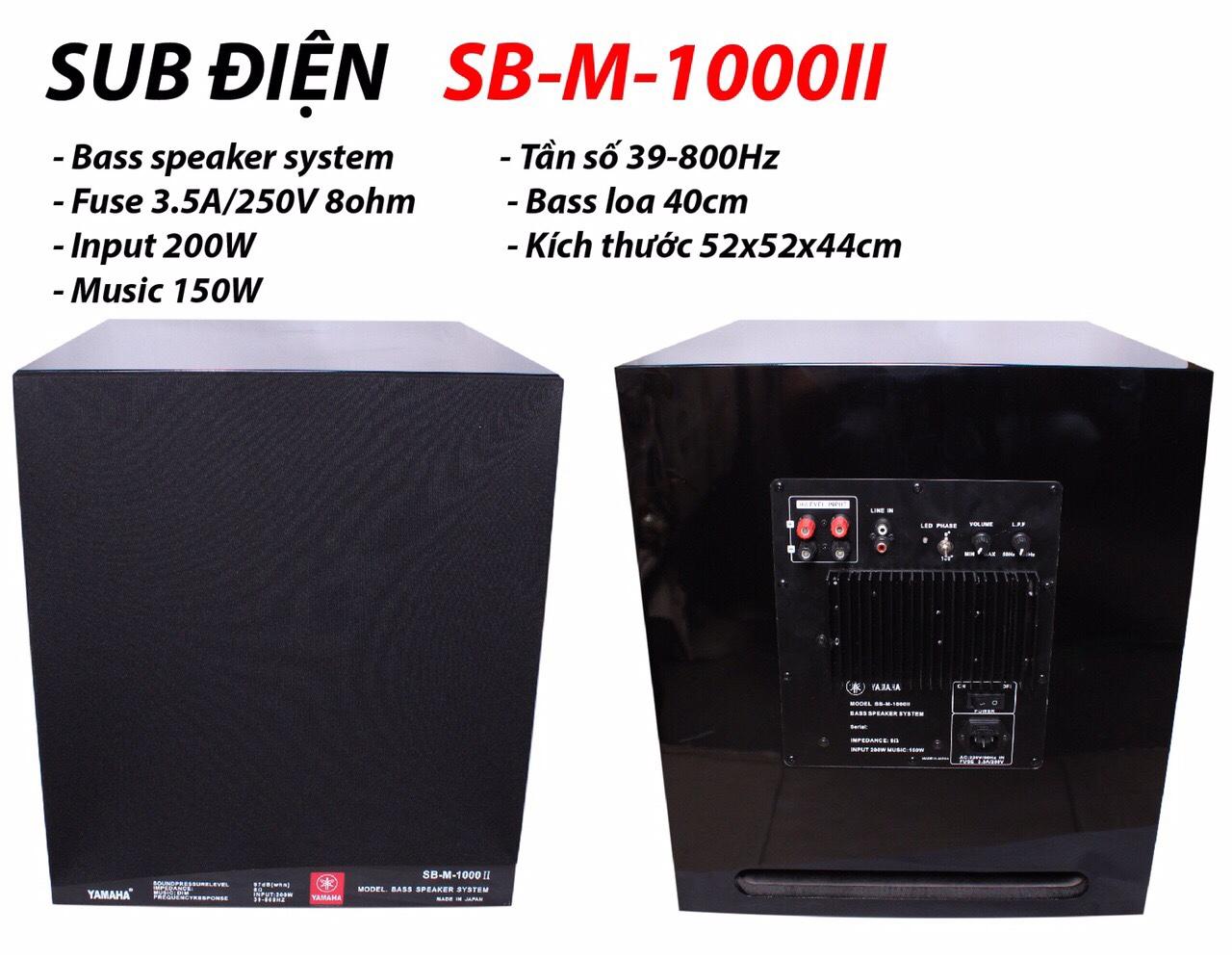 [Trả góp 0%]Loa Sub điện Yamaha SB-M-1000II
