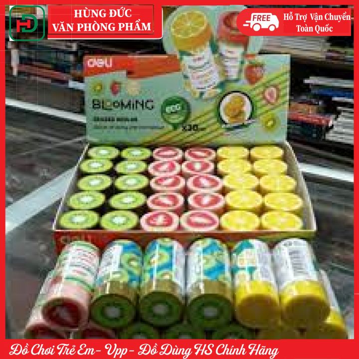 Gôm tẩy hoa quả deli tâỷ cực sạch tẩy bút chì 01400