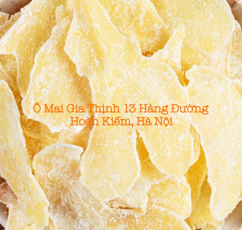 Mứt gừng 500gr gia thịnh hà nội