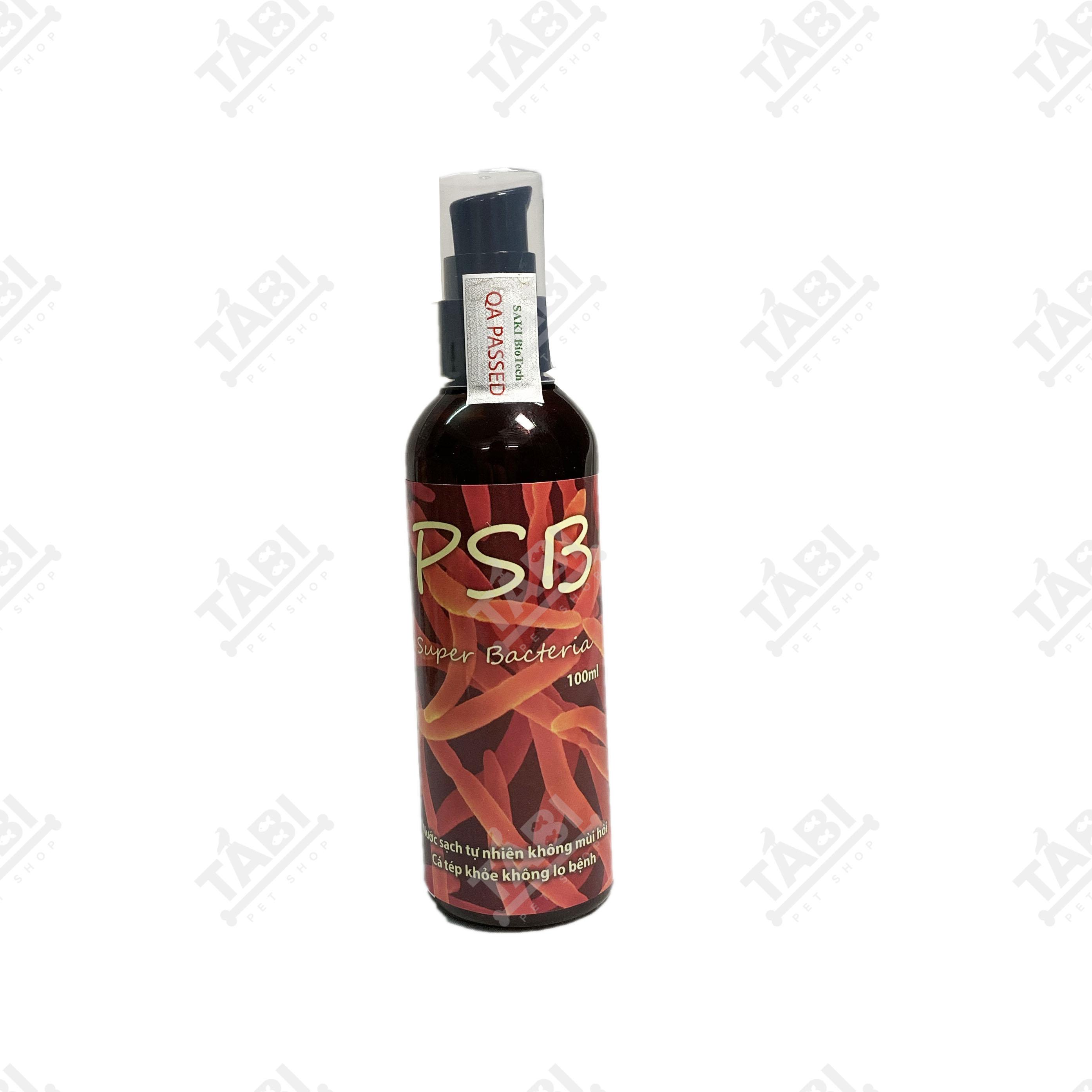 100ML Men Ví Sinh Hồ Cá - Vi Khuẩn Quang Hợp PSB CHAI XỊT 100 ML