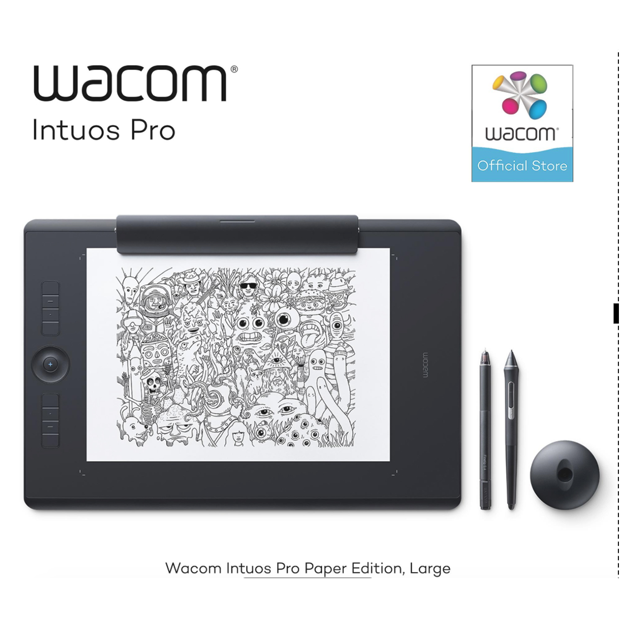 Bảng vẽ điện tử hiệu wacom intuos pro paper large pth-860/k1-cx