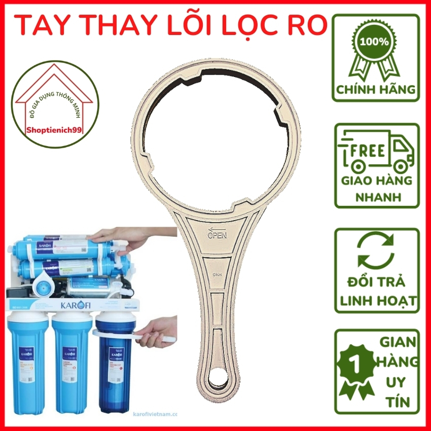 Tay Vặn Cốc Lọc Máy Lọc Nước RO Chất Liệu Nhựa Trắng Siêu Bền Dùng Để Tháo Tẩt Cả Cốc Lọc 1-2-3 Của Máy Lọc Nước RO Hiện Nay Trên Thị Trường.