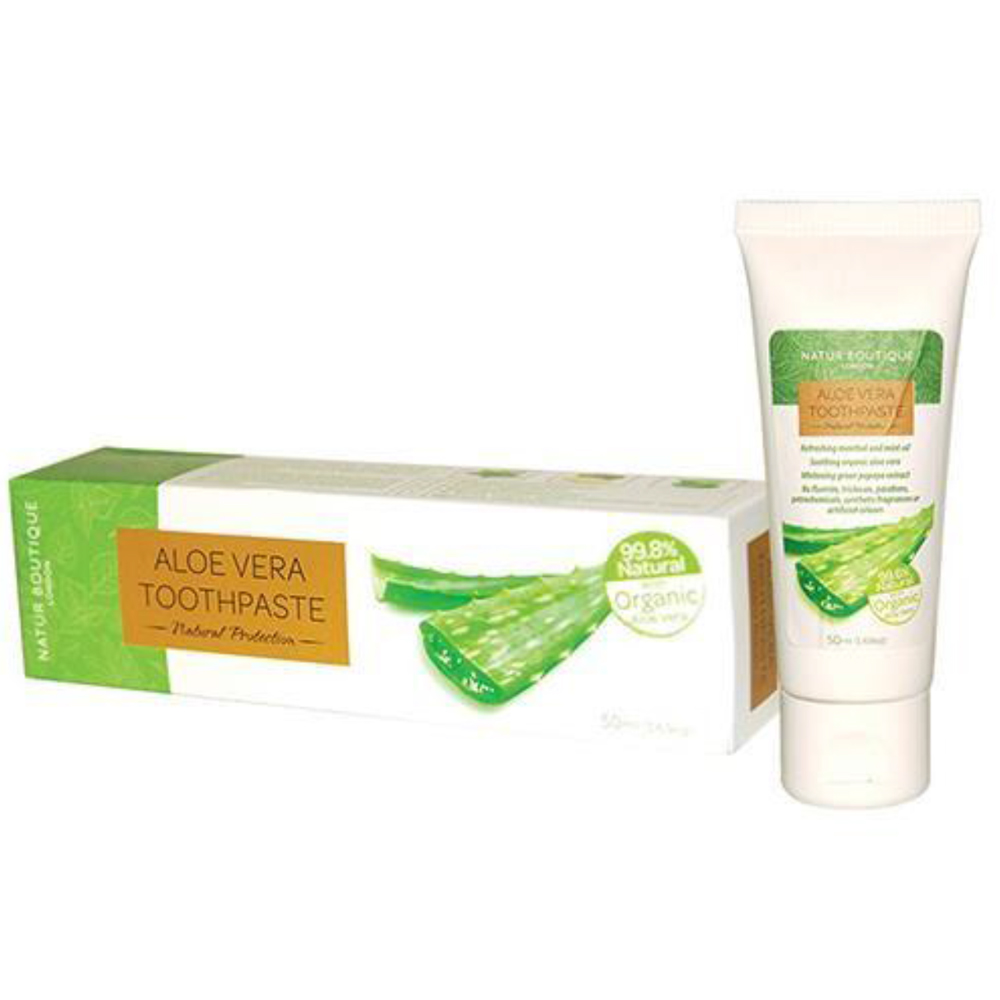 Kem đánh răng hữu cơ bạc hà nha đam fito - mint & aloe vera toothpaste 50gr