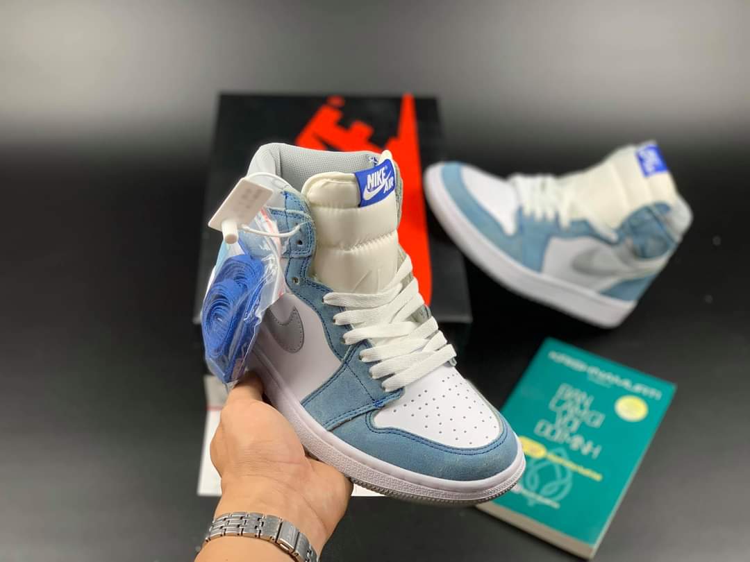 Giày thể thao, giày sneaker jordan 1 high hyper royal , jd 1 cao cổ