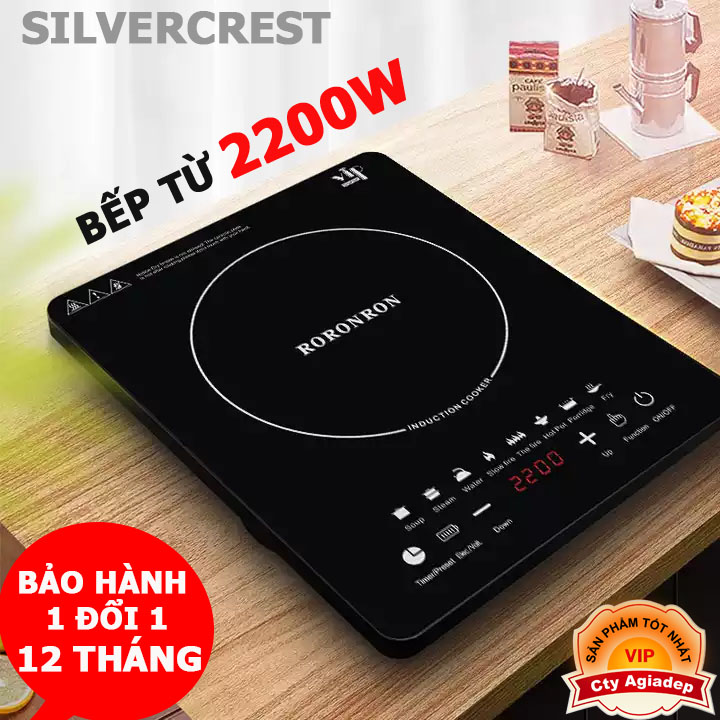  bếp từ 2200w cao cấp Induction Cooker bếp từ mặt kính cường lực bền bỉ chịu lực chính hãng Giormani 