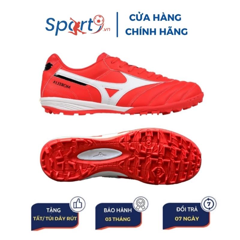 Giày đá bóng mizuno mizuno morelia tf - q1gb210160 - đỏ trắng