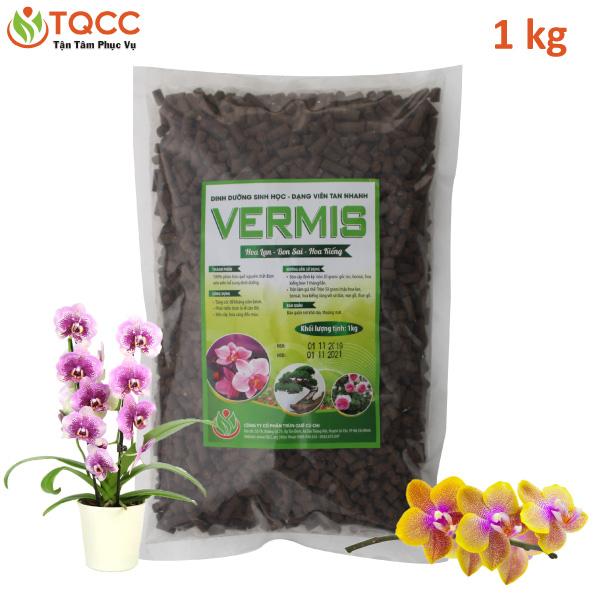 Phân viên trùn quế cho địa lan Vermis-land tan nhanh