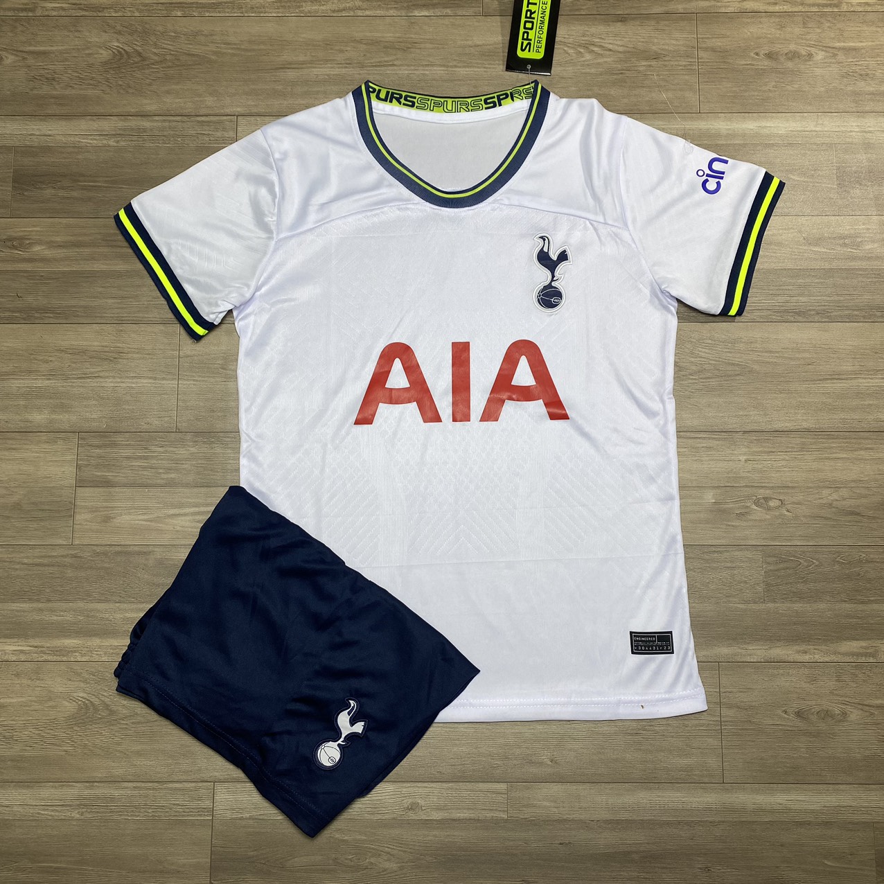 Áo bóng đá , áo đá banh clb tottenham sân nhà 2022 - 2023 - vải thun thái logo thêu