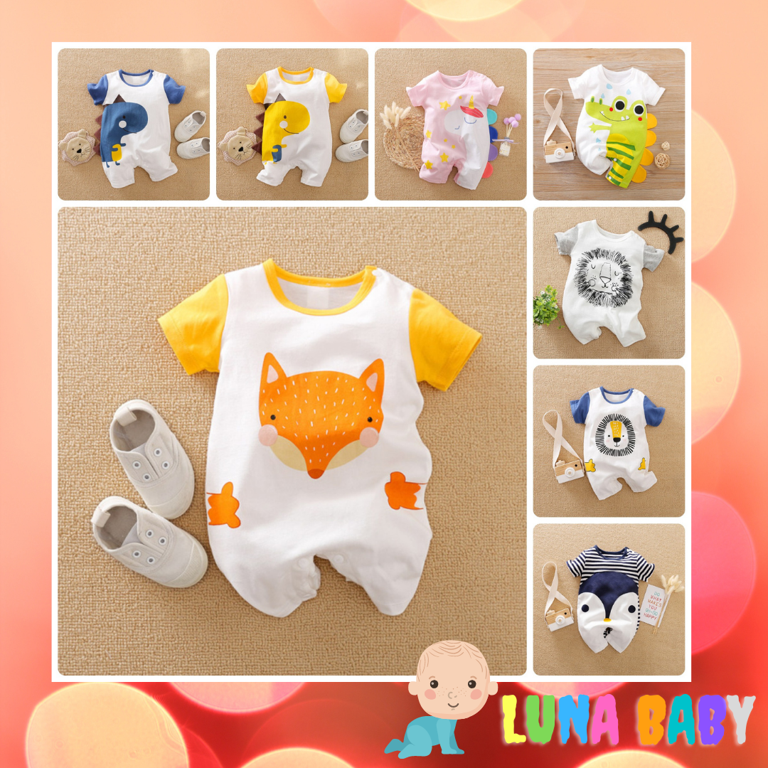 Body đùi cotton cho bé gái bé trai từ 0-12 tháng tuổi