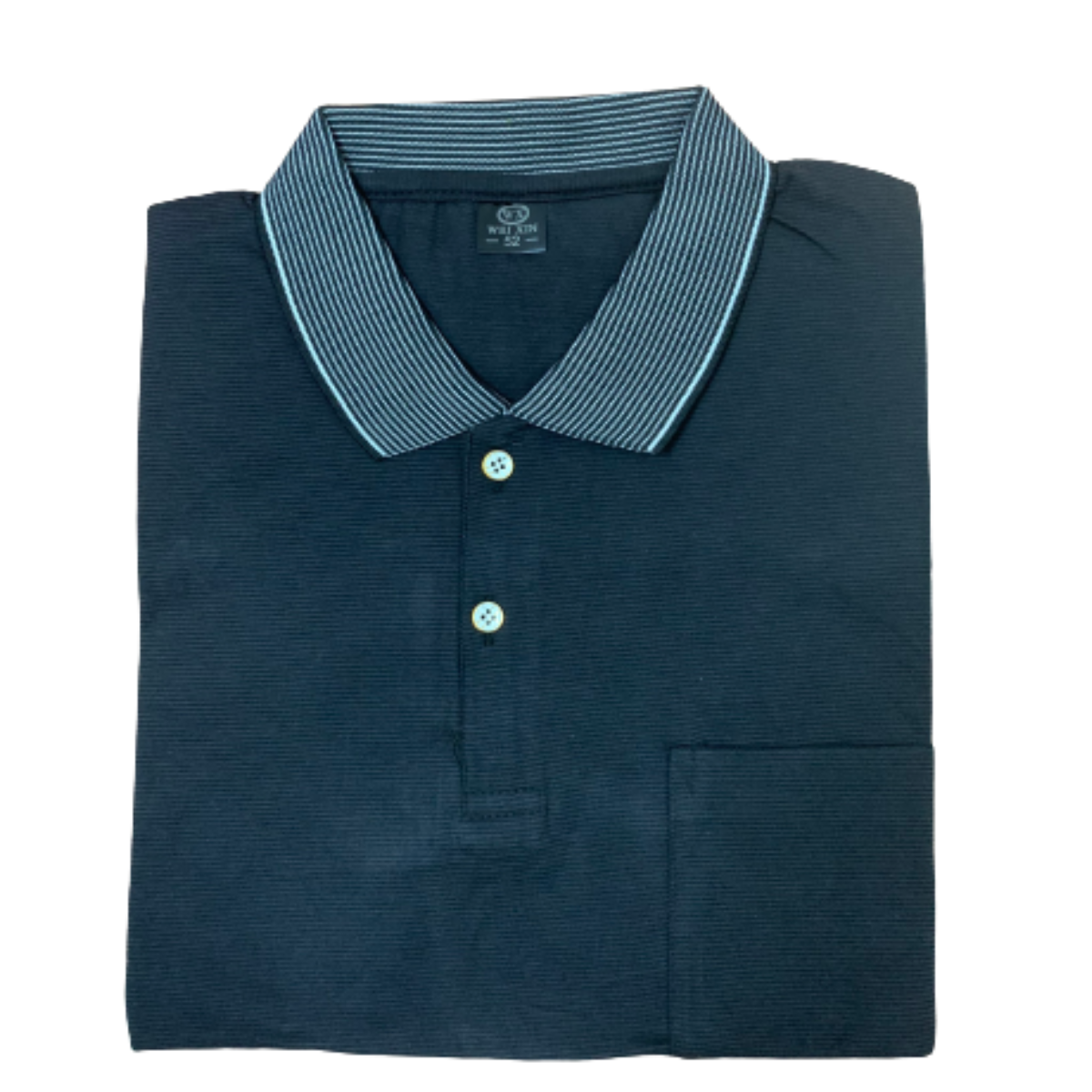 Men Middle sleeve cool soft cotton plain short sleeve polo shirt comfortable loose middle age men polo shirts, turn down collar tee shirts - 3