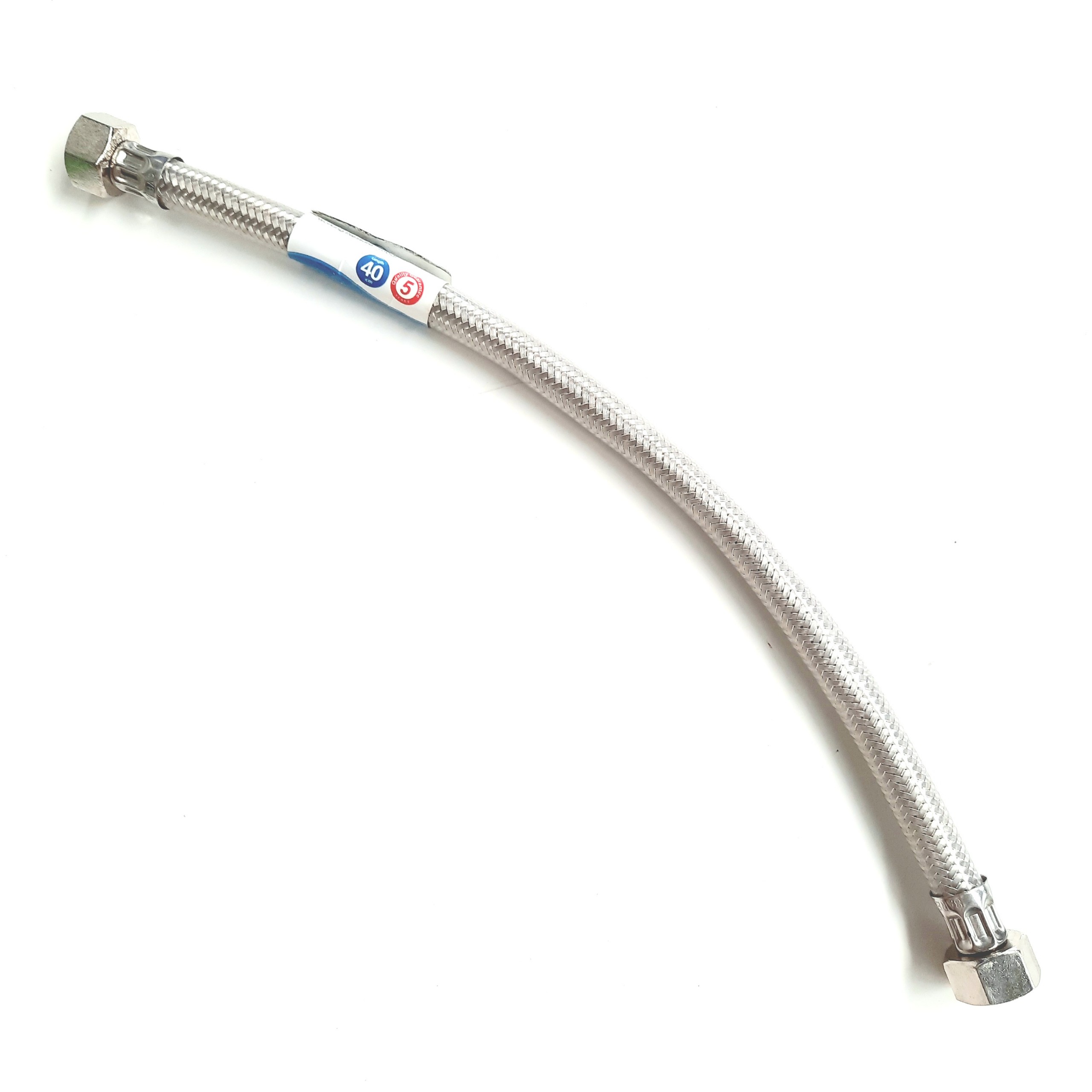 Dây cấp nước 2 lớp, 40 cm, 60 cm, dành cho bình nóng lạnh, lavabo, bồn cầu