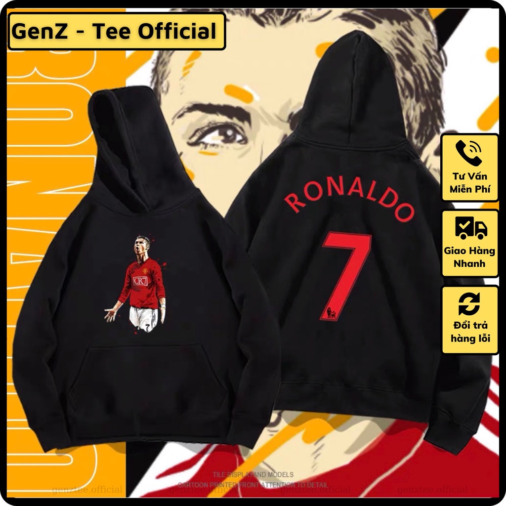 Áo hoodie nỉ Ronaldo - CR7 áo nỉ dày dặn phong cách trẻ trung năng động nam nữ đủ size
