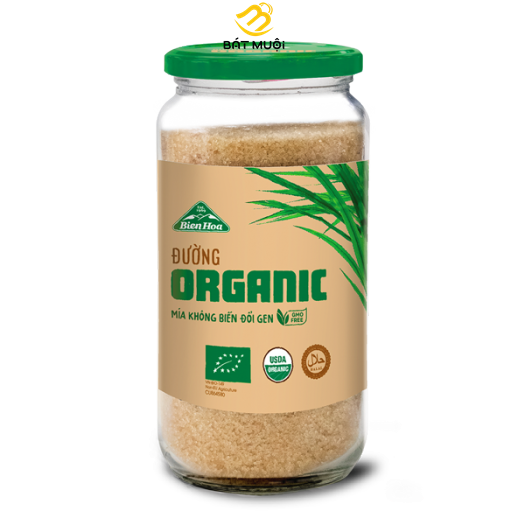 Đường organic biên hòa hũ 800g - tạp hóa bát muội
