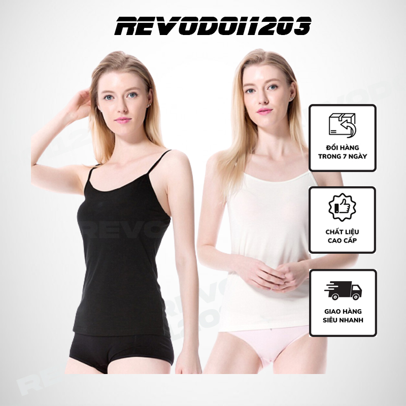 Áo hai dây cotton mặc trong áo vest