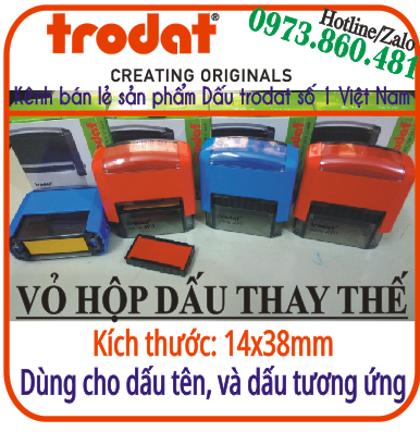 Hộp dấu thay thế dấu tên Trodat 4911