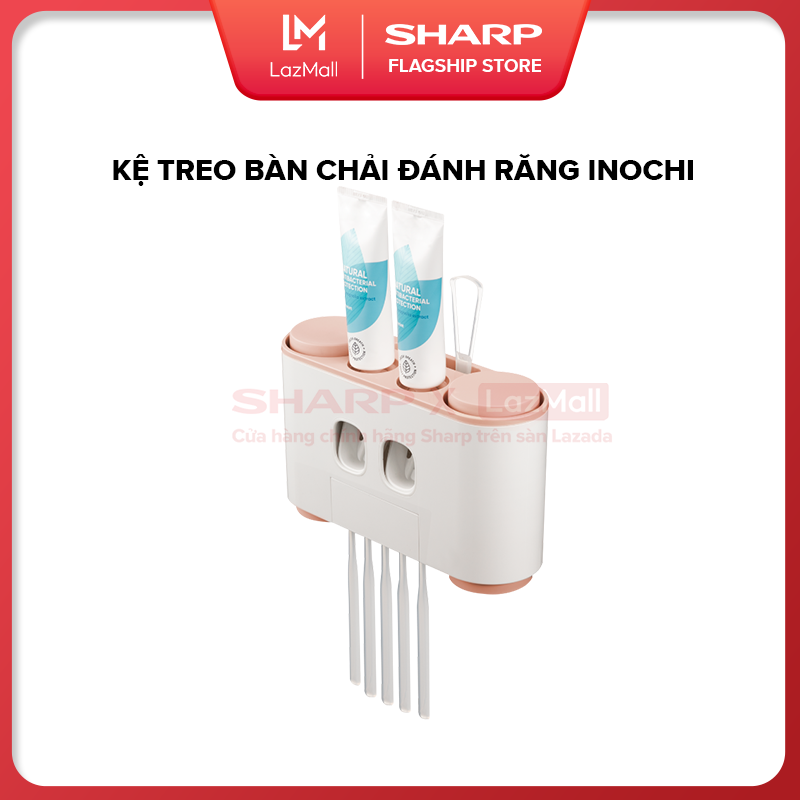 Kệ đựng bàn chải đánh răng treo tường Nachi , đựng bàn chải treo tường, đựng cốc tiện dụng