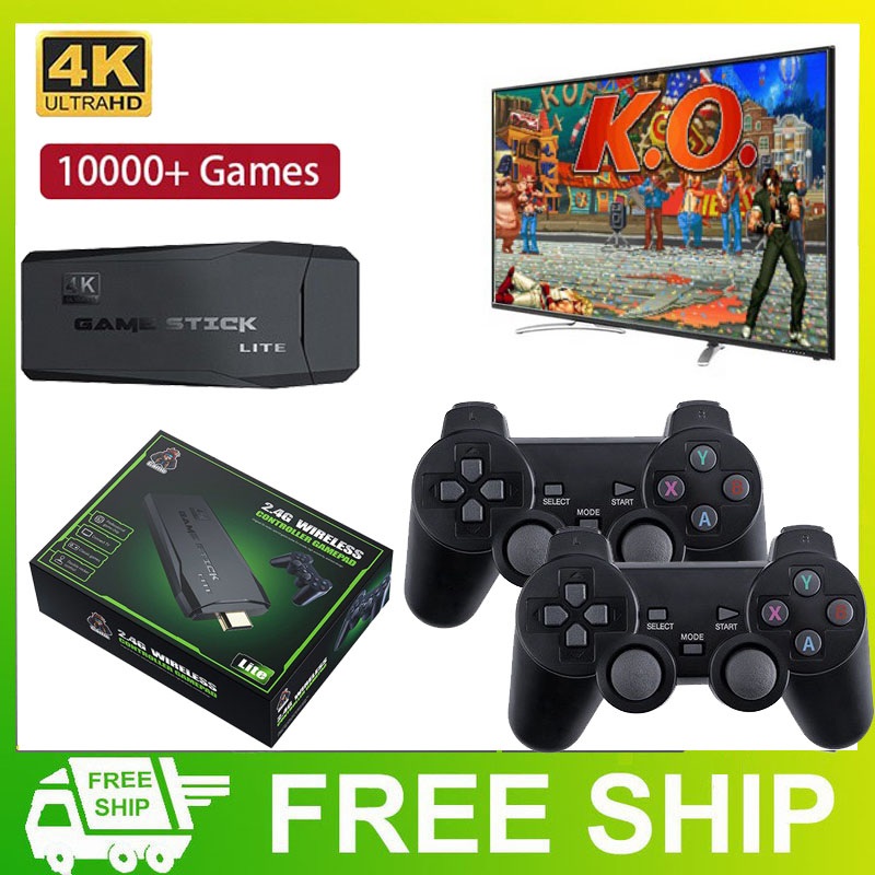 [ Tặng Thẻ 32GB - 64GB ] Máy Chơi Game Điện Tử 4 Nút Game Stick HDMI Ps3000, Tích hợp hơn 10000+ Game, Kết Nối Cổng HDMI 4K Ultra HD - Bảo Hành 12 Tháng