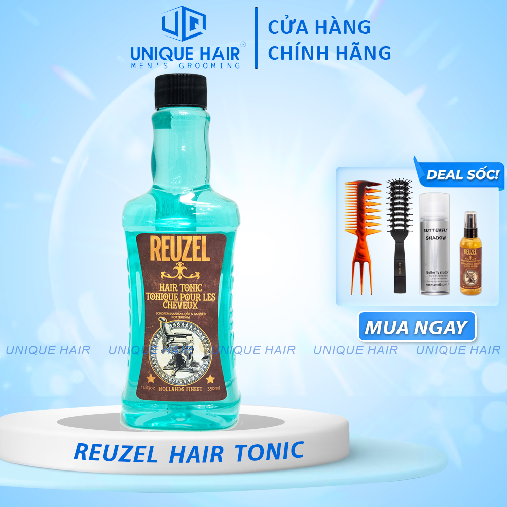 Chiết Nước Chải Tóc REUZEL HAIR TONIC Giữ nếp nhẹ 350ml & 100ml - Chính hãng