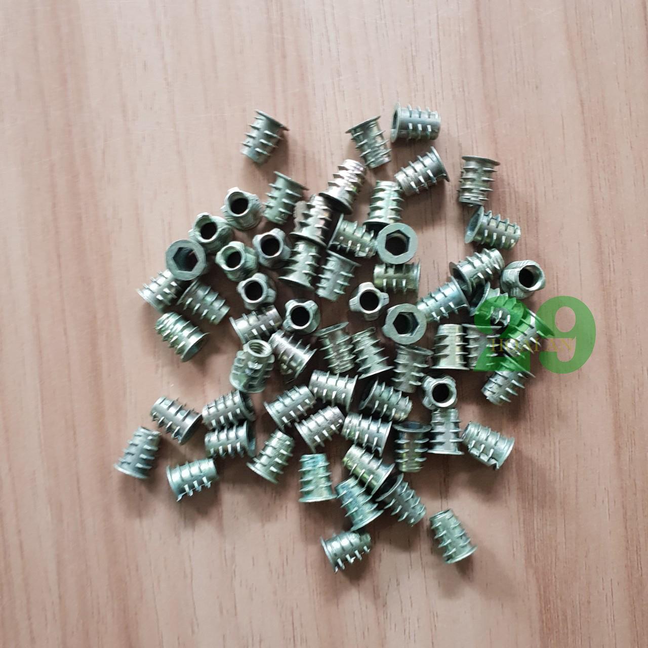 Ốc cấy gỗ phi 6 túi 100 con tặng găng tay bảo hộ