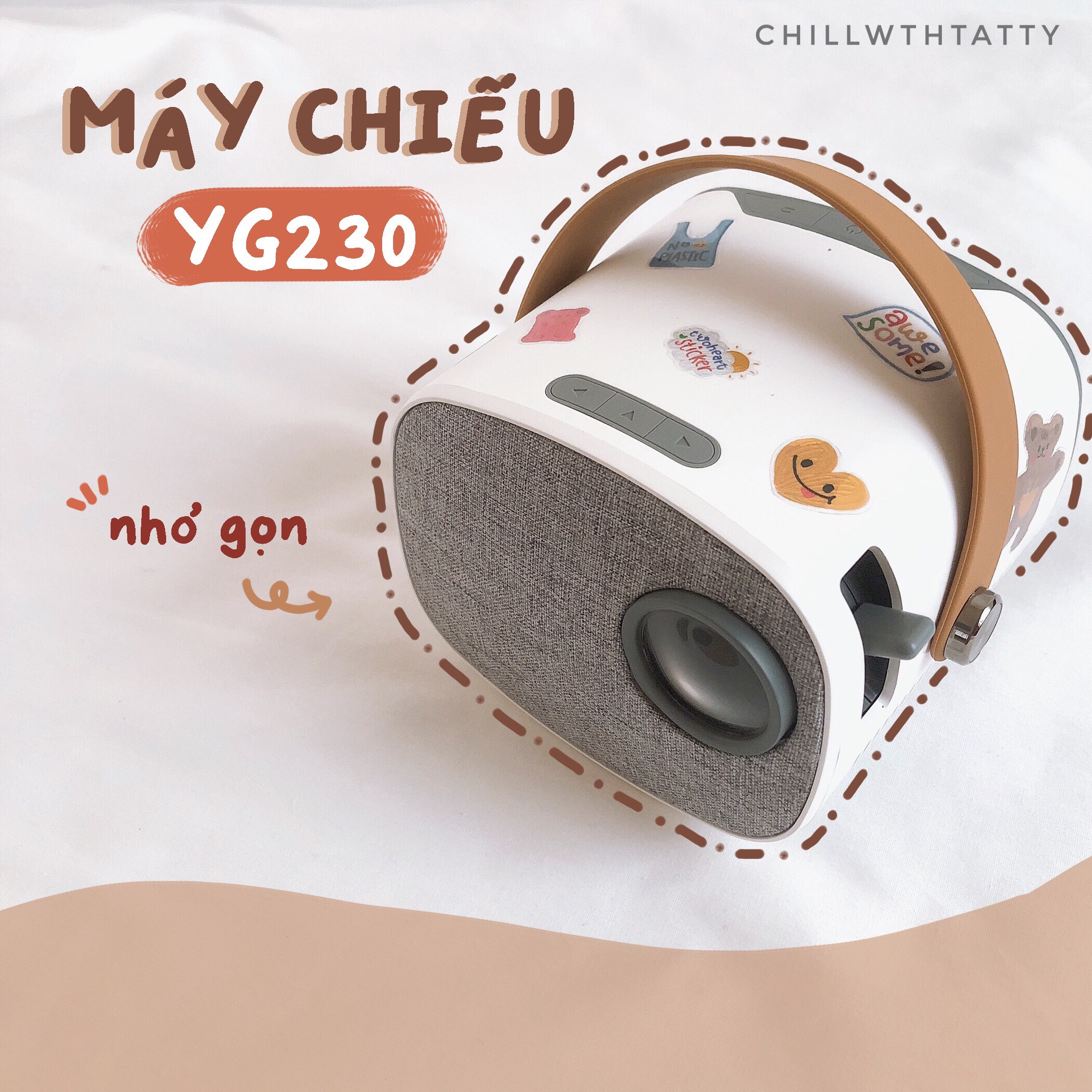 Máy chiếu mini YG230 Led HD độ phân giải 1080p chính hãng LEJIADA Máy chiếu mini kết nối điện thoại, androibox, Máy chiếu xem phim gia đình | Chillwthtatty |