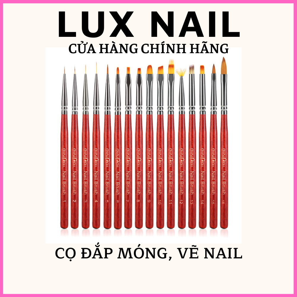 Cọ làm ombre chải sơn vuốt gel, cọ đắp hoa vẽ màu tán vân đá vẽ nét nail làm fen đầu móng chuyên dụng