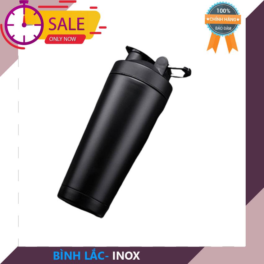 Bình nước tập Gym thể thao - Bình lắc inox