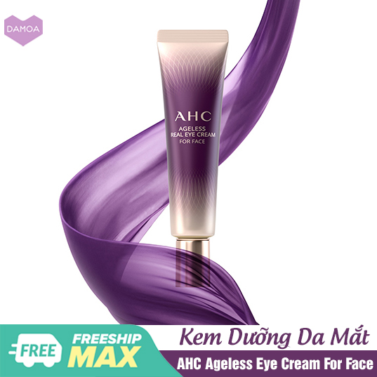 Kem dưỡng mắt Dưỡng ẩm - Chống nhăn AHC Ageless Real Eye Cream For Face Hàn Quốc