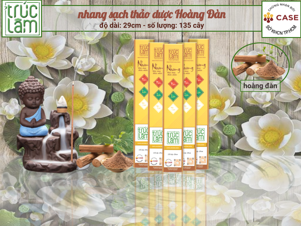 [HCM]NHANG SẠCH THẢO DƯỢC HOÀNG ĐÀN TRÚC LÂM 29CM