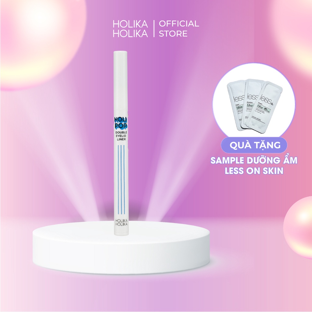 Bút kẻ mắt trang điểm Hàn Quốc Holika Holika tạo bọng mắt, mí mắt, lâu trôi chống nước tiện dụng 0.5g - 7253