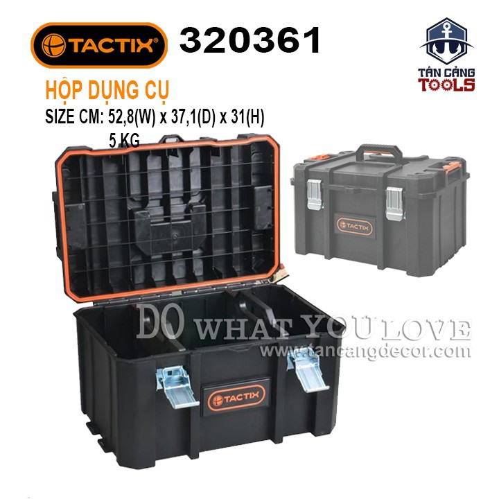Thùng Đựng Đồ Nghề 20 Inches Tactix 320361