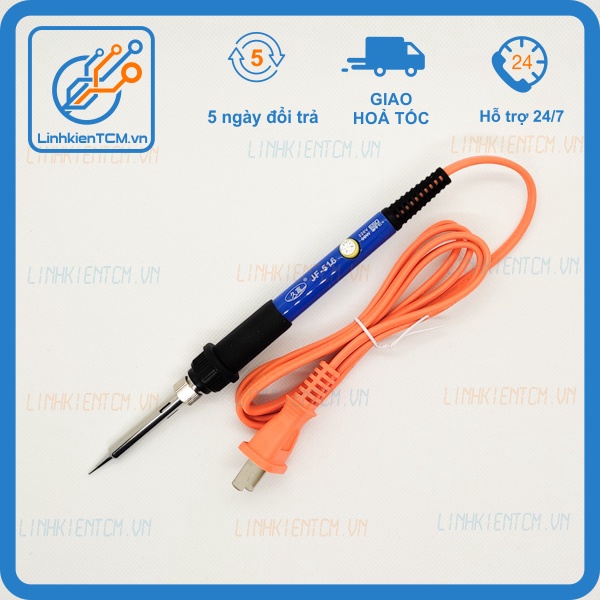 Mỏ hàn điều chỉnh nhiệt JF-516 60W nóng cực nhanh dùng chung tip hàn với máy hàn hakko936 937 tặng kèm tip hàn đồng đỏ