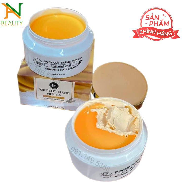 Kem Body Cốt Trắng Men Bia Nicos Chính Hãng