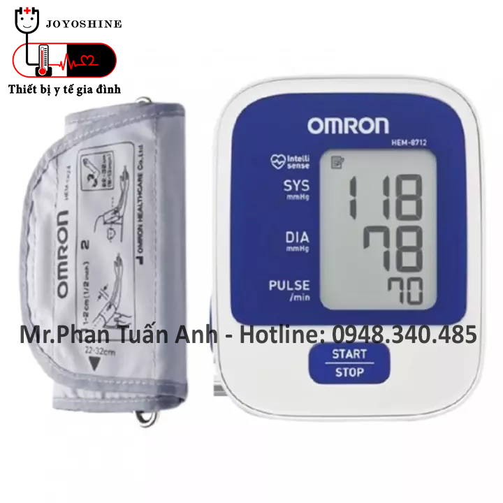 Máy đo huyết áp bắp tay OMRON HEM 8712