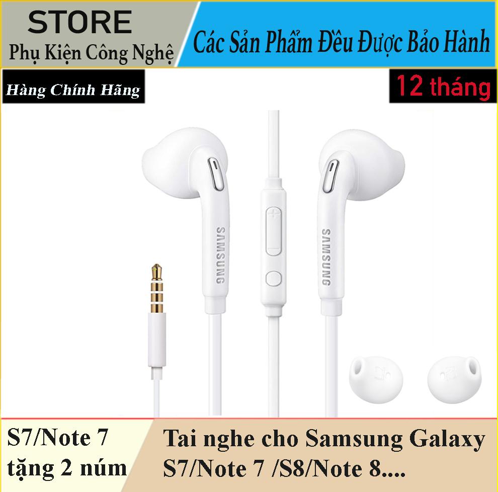 Tai nghe Samsung S7/S8 2 kèm 2 núm cao su