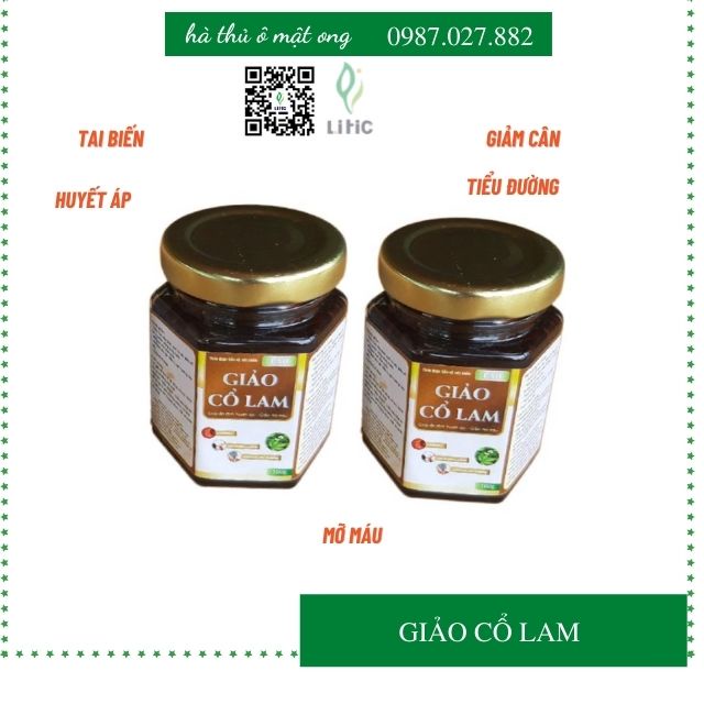 Giảo cổ lam hỗ trợ giảm cân, phòng đột quỵ, tai biến, huyết áp cao, tiểu đường mỡ máu thảo dược tự nhiên, trọng lượng 100g LITICGCM10