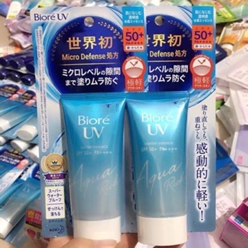 [HCM]Kem Chống Nắng Bioré Uv Aqua Rich Watery Essence Spf 50+/ Pa+