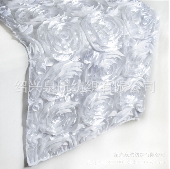 001 Nhà Sản Xuất Cung Cấp   Cờ Bàn Thêu Hoa Hồng Nhiều Màu   Khăn Trải Bàn Ba Chiều   Bán Buôn Cờ Bàn Trang Trí Polyester 02a